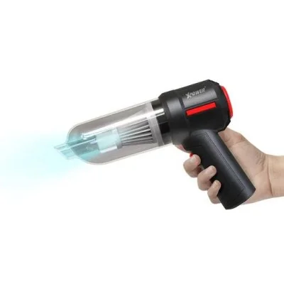 Xpower Vc8 3 In 1 Mini Wireless Vacuum Cleaner + Pump 4000Mah Battery - Black